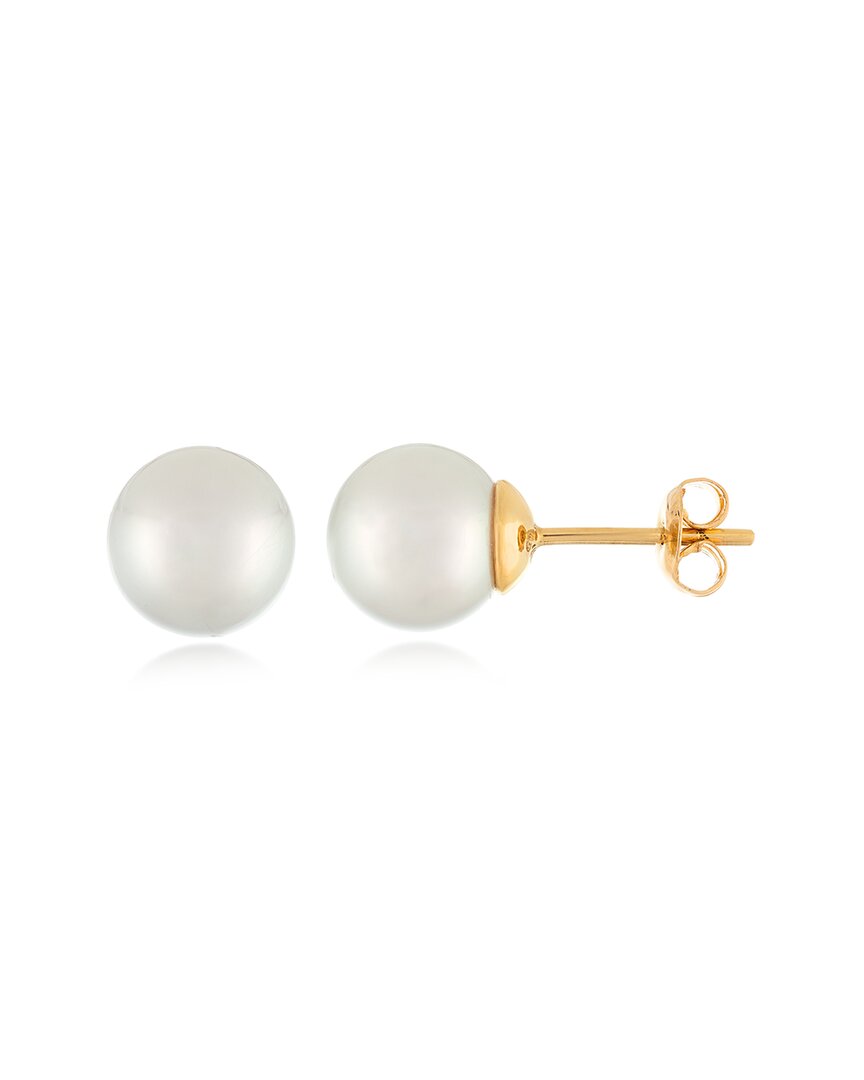Splendid Pearls 14k 9-10mm Pearl Earrings
