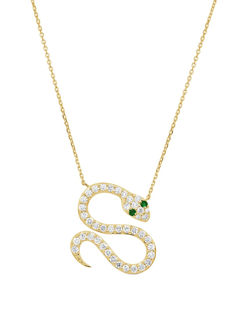 Sabrina Designs 14k 1.16 Ct. Tw. Diamond Snake Necklace