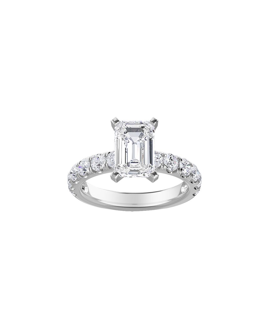 Diana M. Fine Jewelry 14k 2.01 Ct. Tw. Diamond Half-eternity Ring In Metallic
