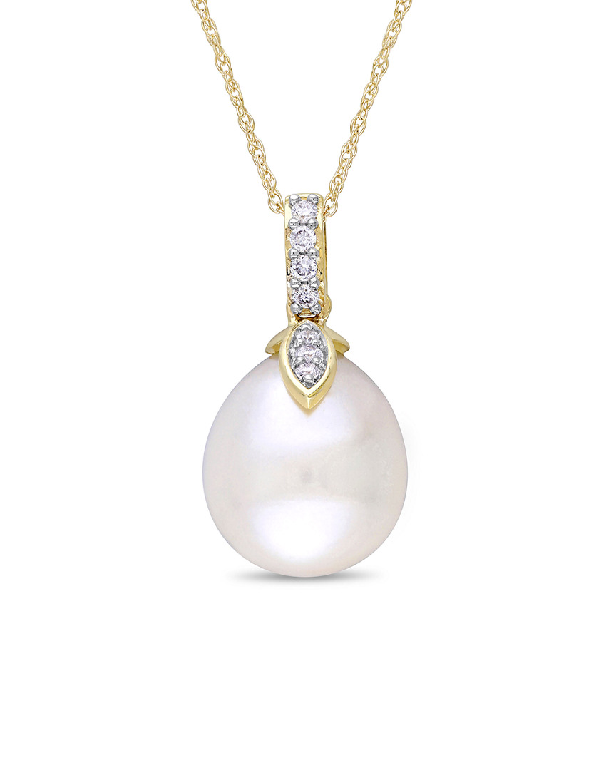 Rina Limor 10k Gold 0.09 Ct. Tw. Diamond Pendant