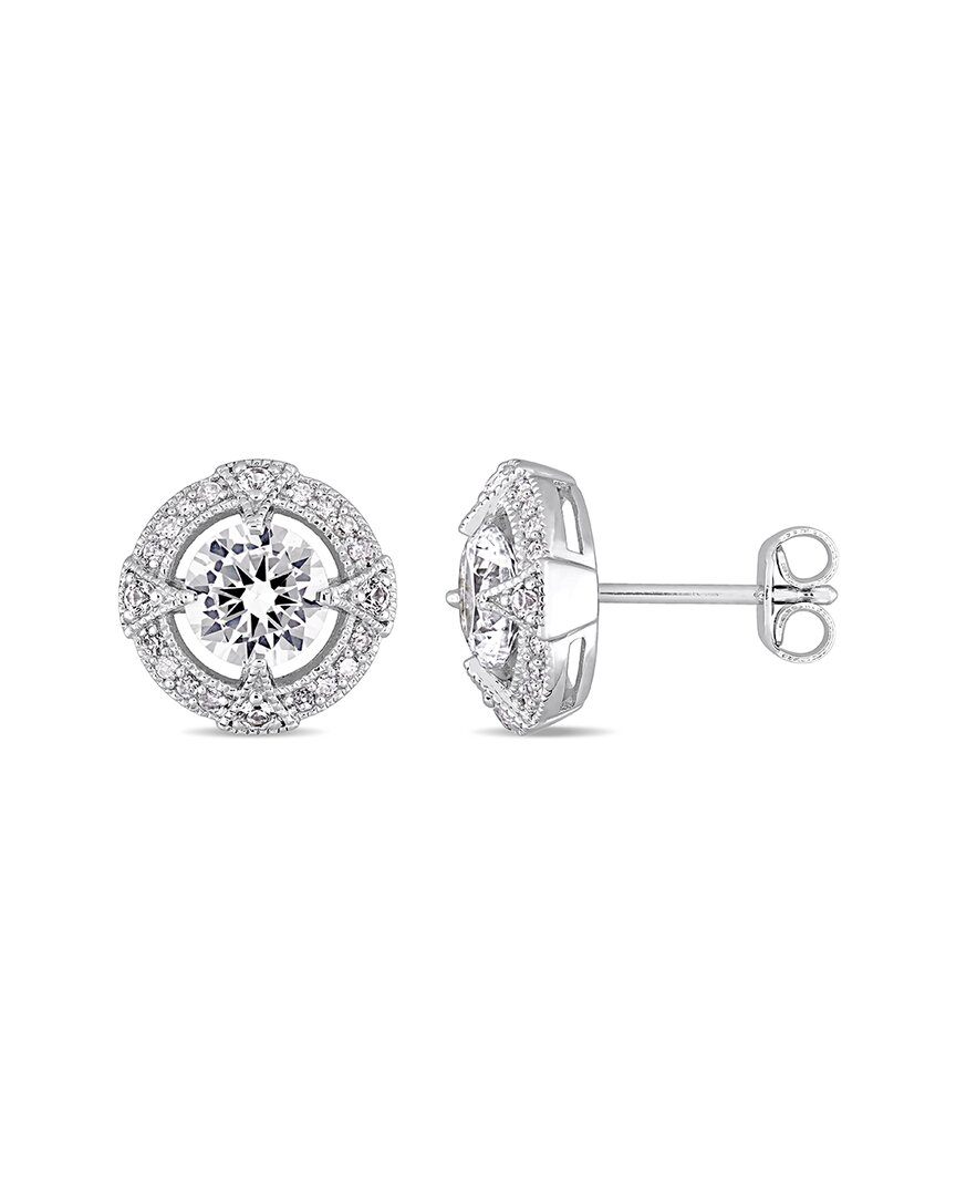 Rina Limor Silver 0.16 Ct. Tw. Diamond Earrings