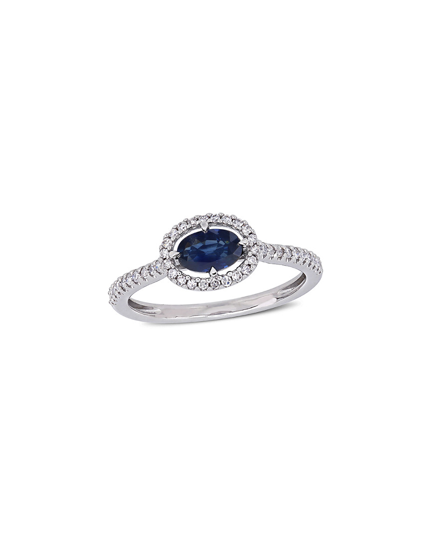 Rina Limor 14k 0.79 Ct. Tw. Diamond & Sapphire Ring