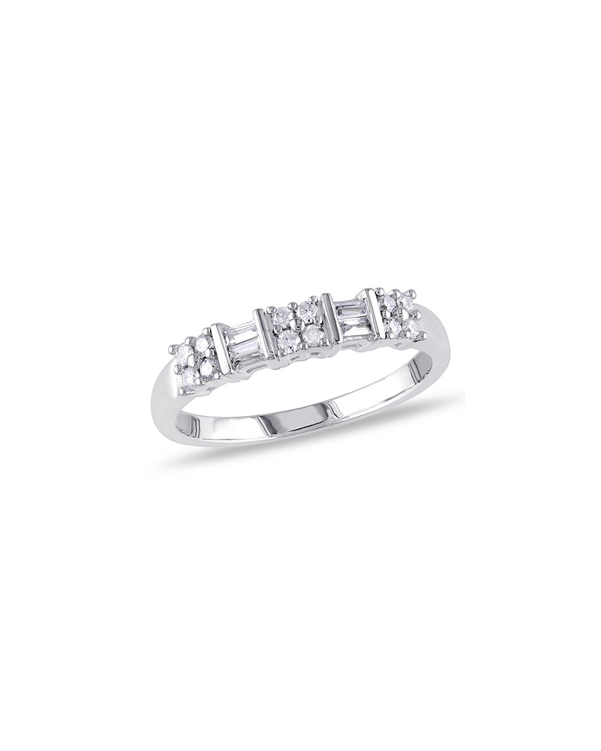 Rina Limor 10k 0.25 Ct. Tw. Diamond Anniversary Ring