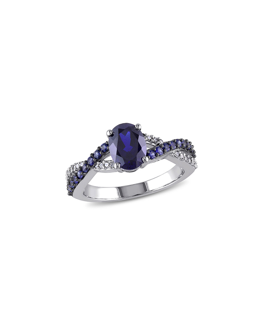 Shop Rina Limor 10k 2.47 Ct. Tw. Diamond & Sapphire Ring