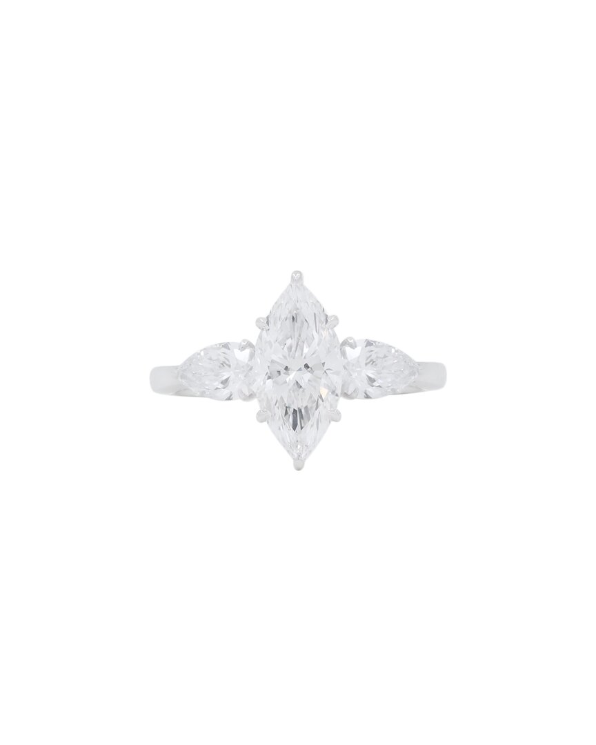 Diana M. Fine Jewelry 14k 2.28 Ct. Tw. Diamond Ring In Metallic