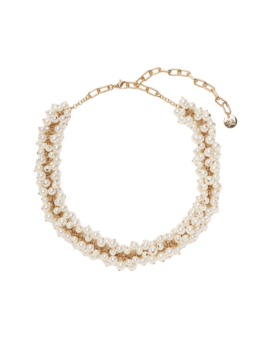 Carolina Herrera Cz Cluster Donut Necklace In Multi