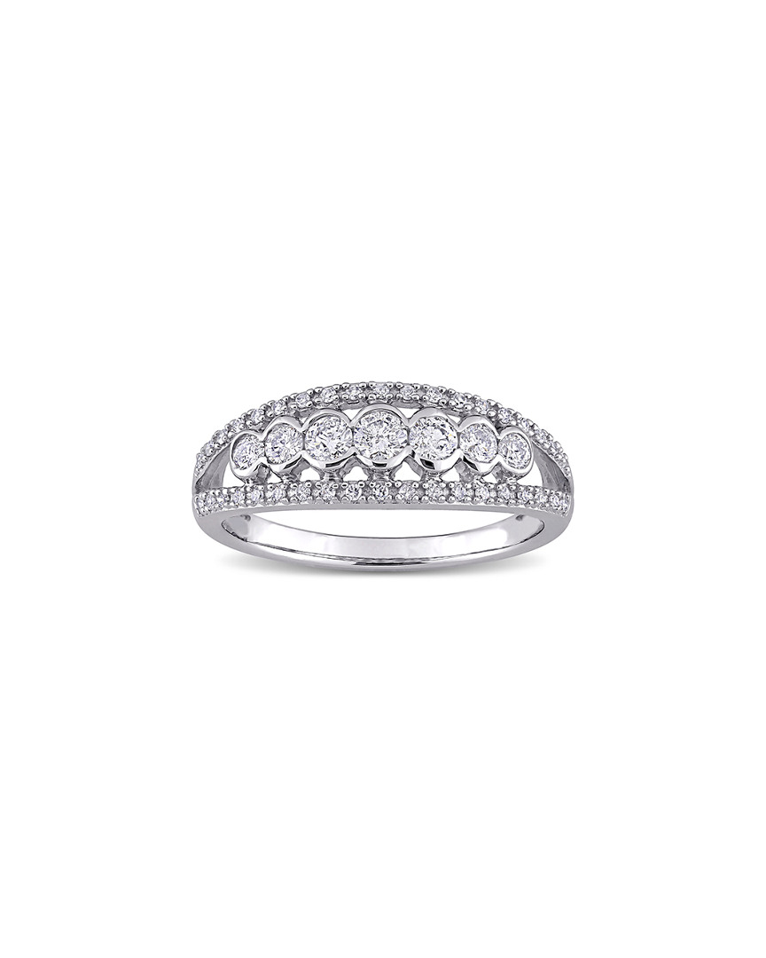 Rina Limor 10k 0.49 Ct. Tw. Diamond Semi-eternity Ring