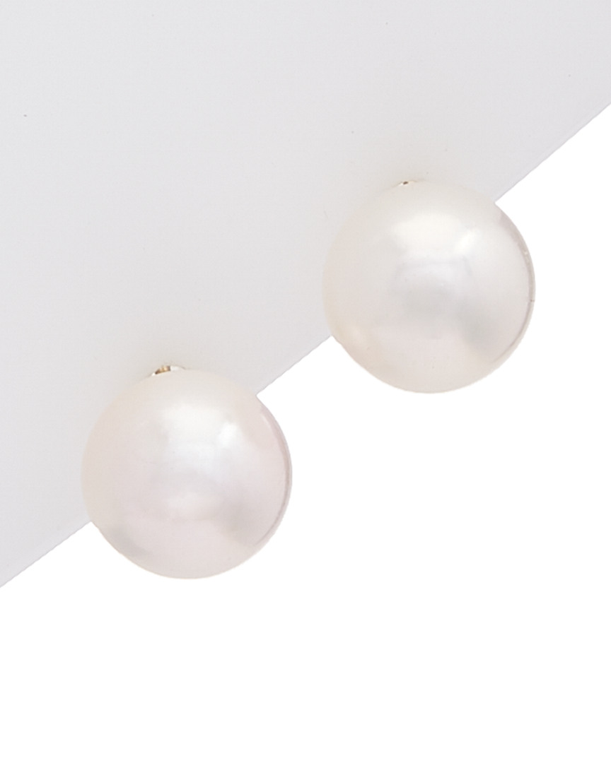 Splendid Pearls 14k 8-9mm Akoya Pearl Studs
