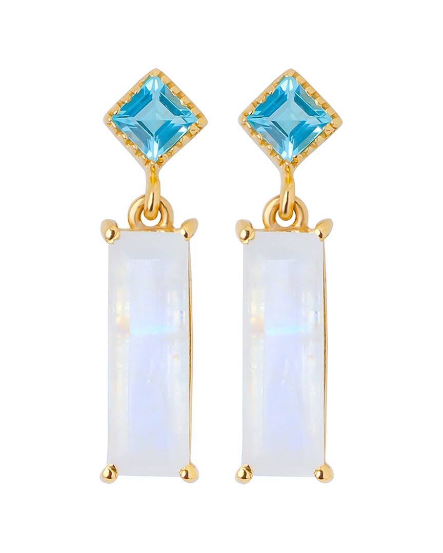 Tiramisu 14k 3.40 Ct. Tw. Gemstone Earrings