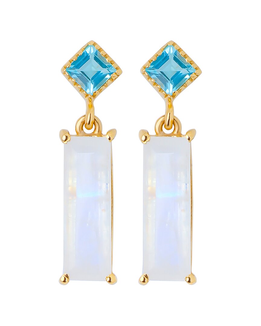 TIRAMISU TIRAMISU 14K 3.40 CT. TW. GEMSTONE EARRINGS