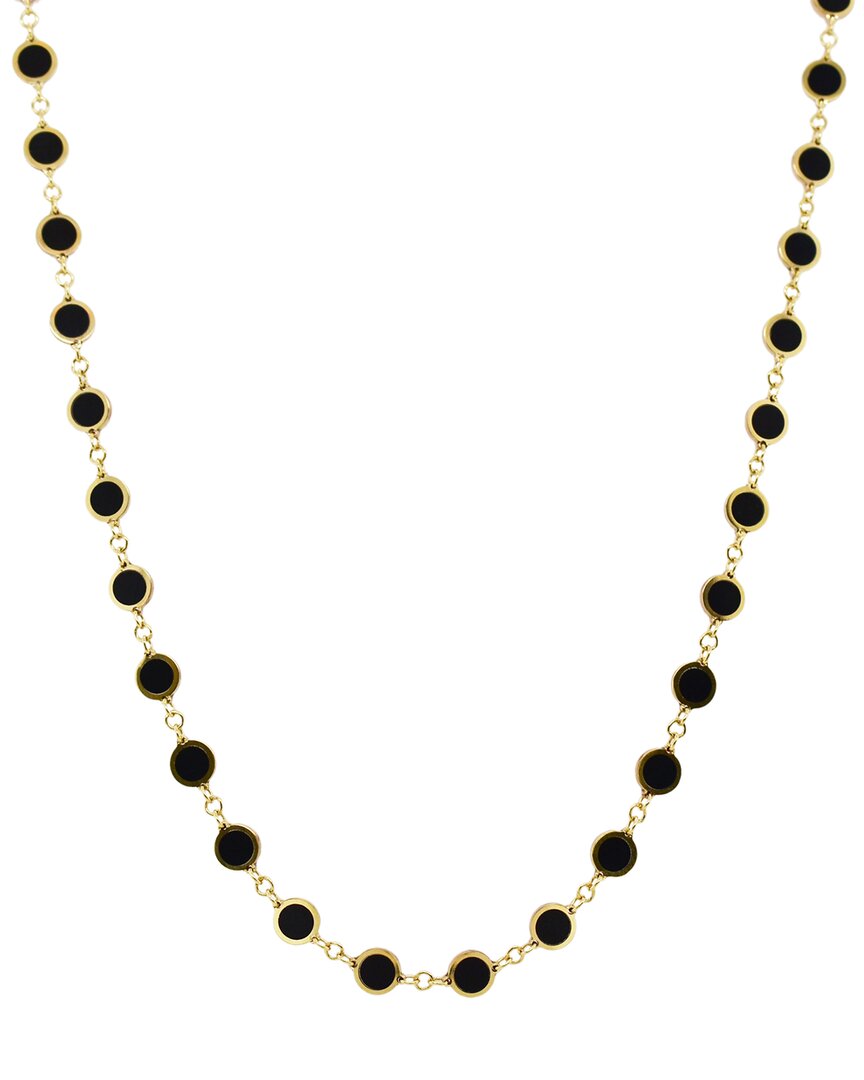 Sabrina Designs 14k Onyx Circle Necklace