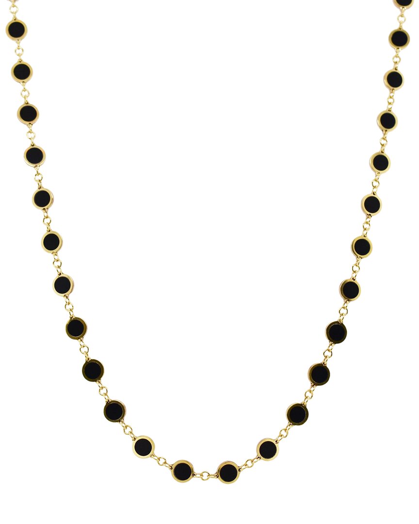 Sabrina Designs 14k Onyx Circle Necklace