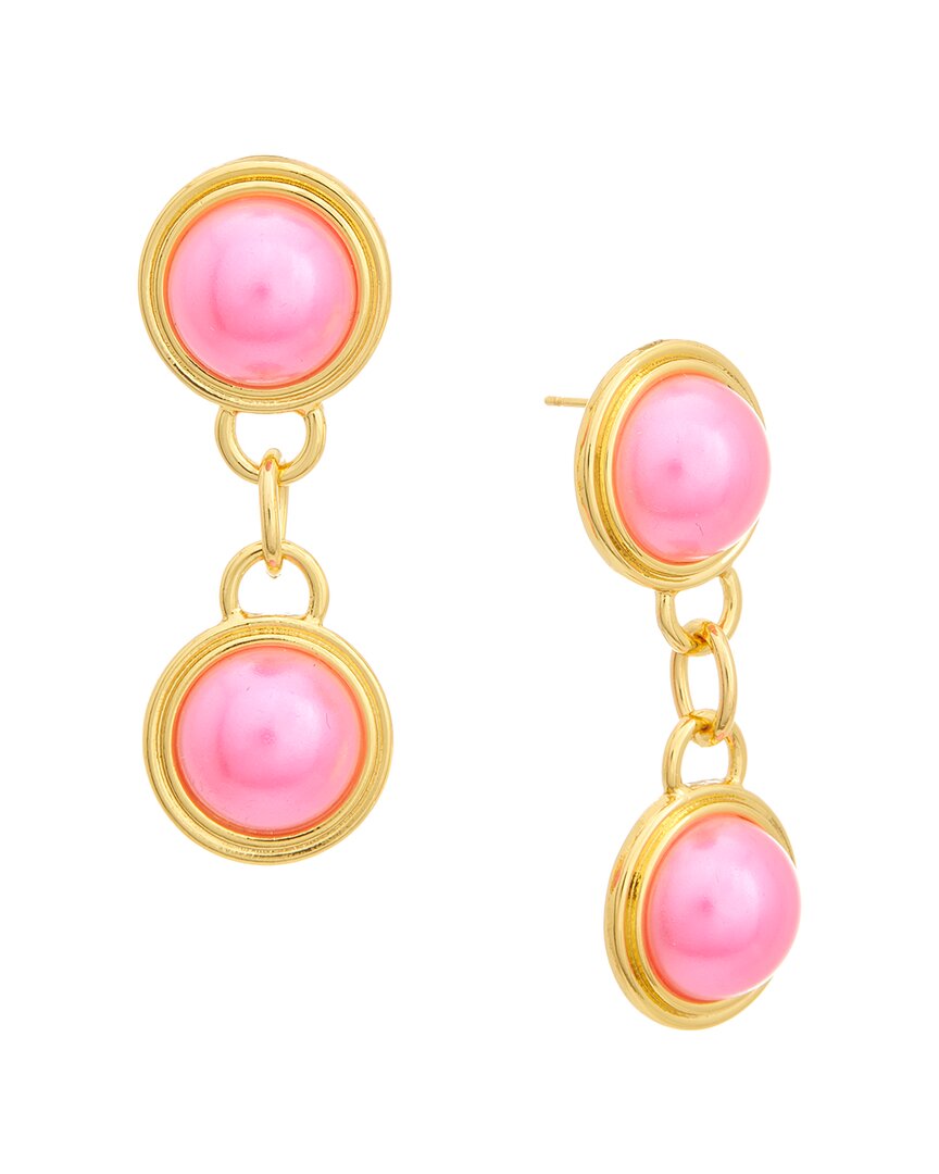 Crystal Haze 18k Plated Dangle Earrings