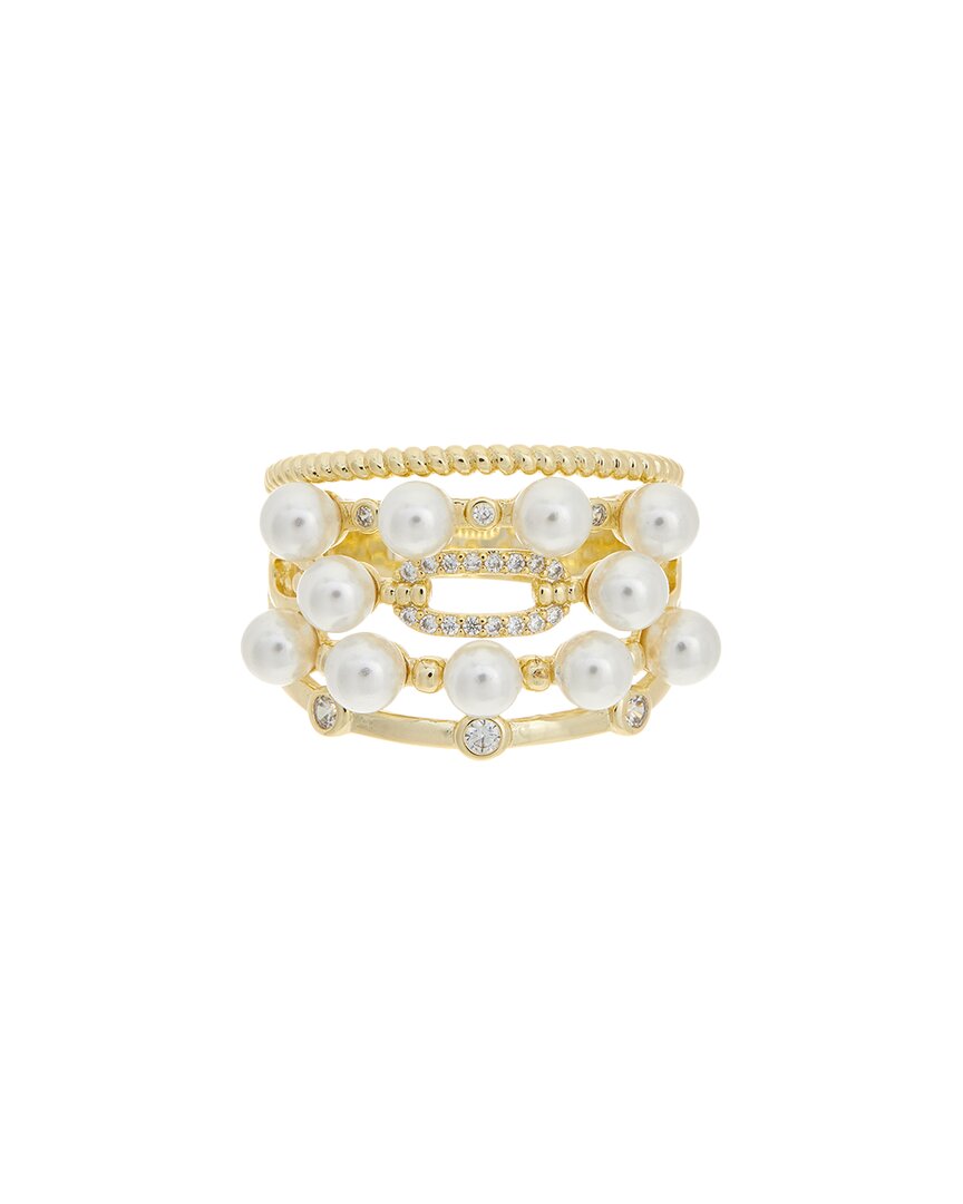 Juvell 18k Plated Cz Ring