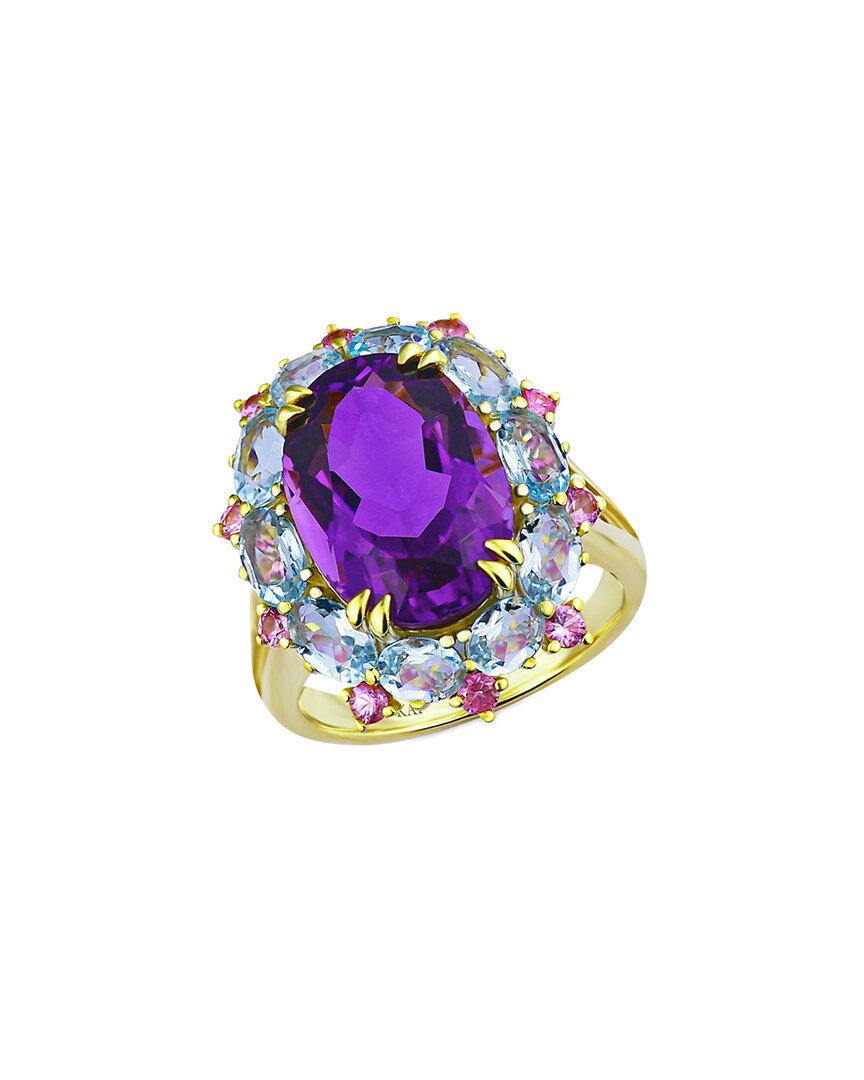 Kai Fine Jewelry 14k 7.95 Ct. Tw. Gemstone Cocktail Ring In Gold