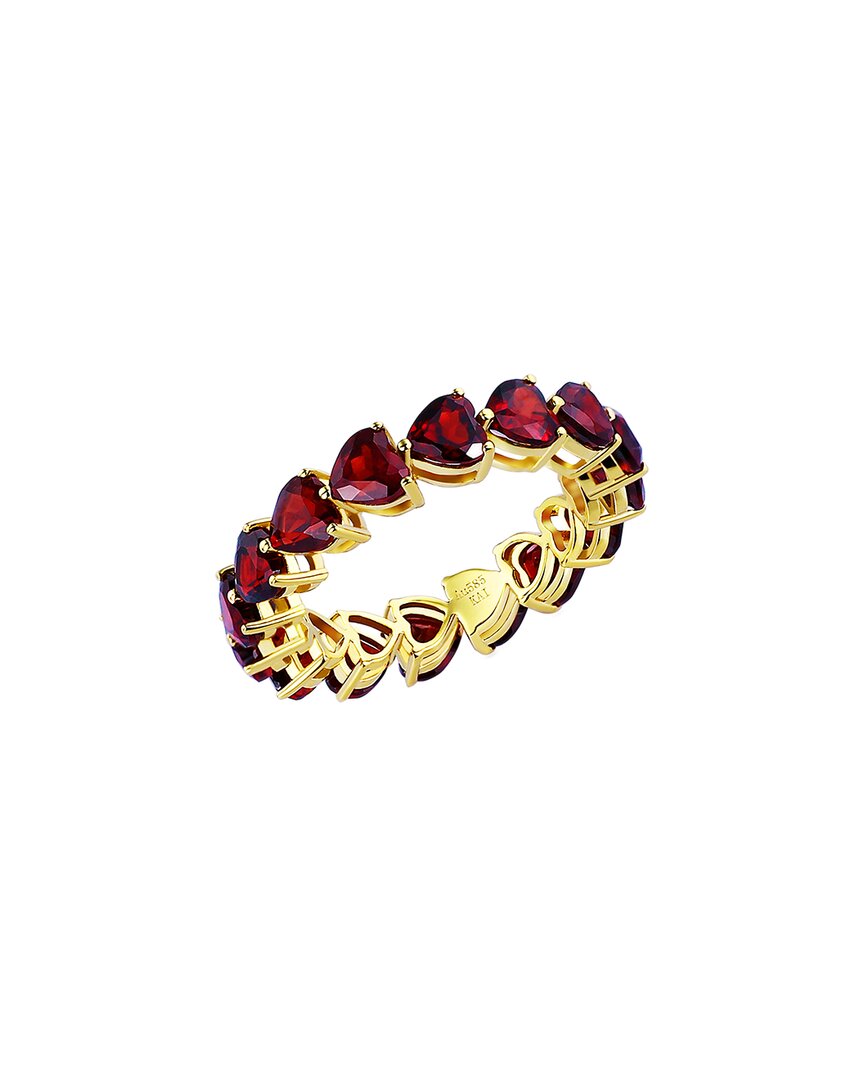 Kai Fine Jewelry 14k 5.20 Ct. Tw. Garnet Eternity Ring In Gold