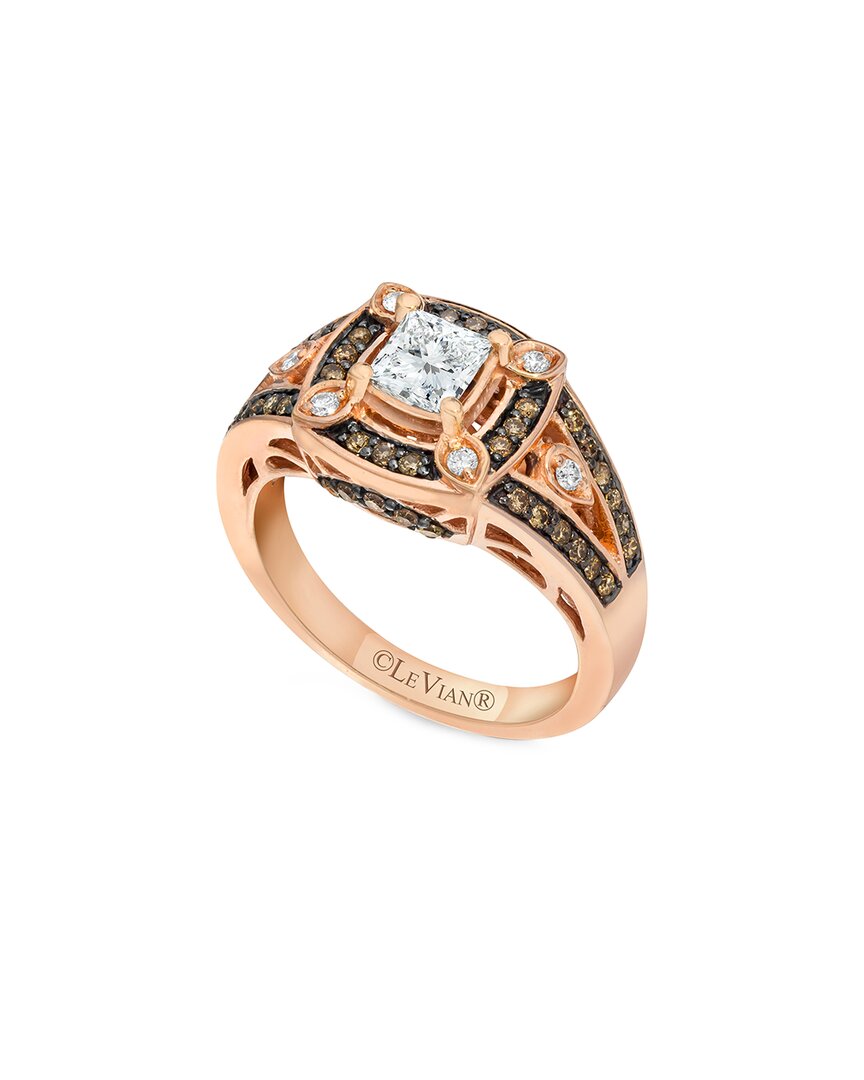Shop Le Vian Bridal 14k Rose Gold 1.11 Ct. Tw. Diamond Ring