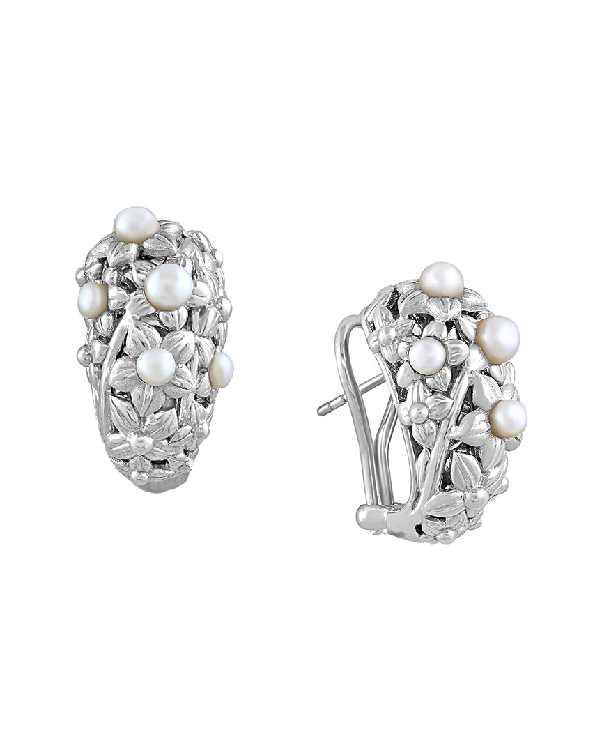 Effy Fine Jewelry Silver 2.5-4mm Pearl Earrings