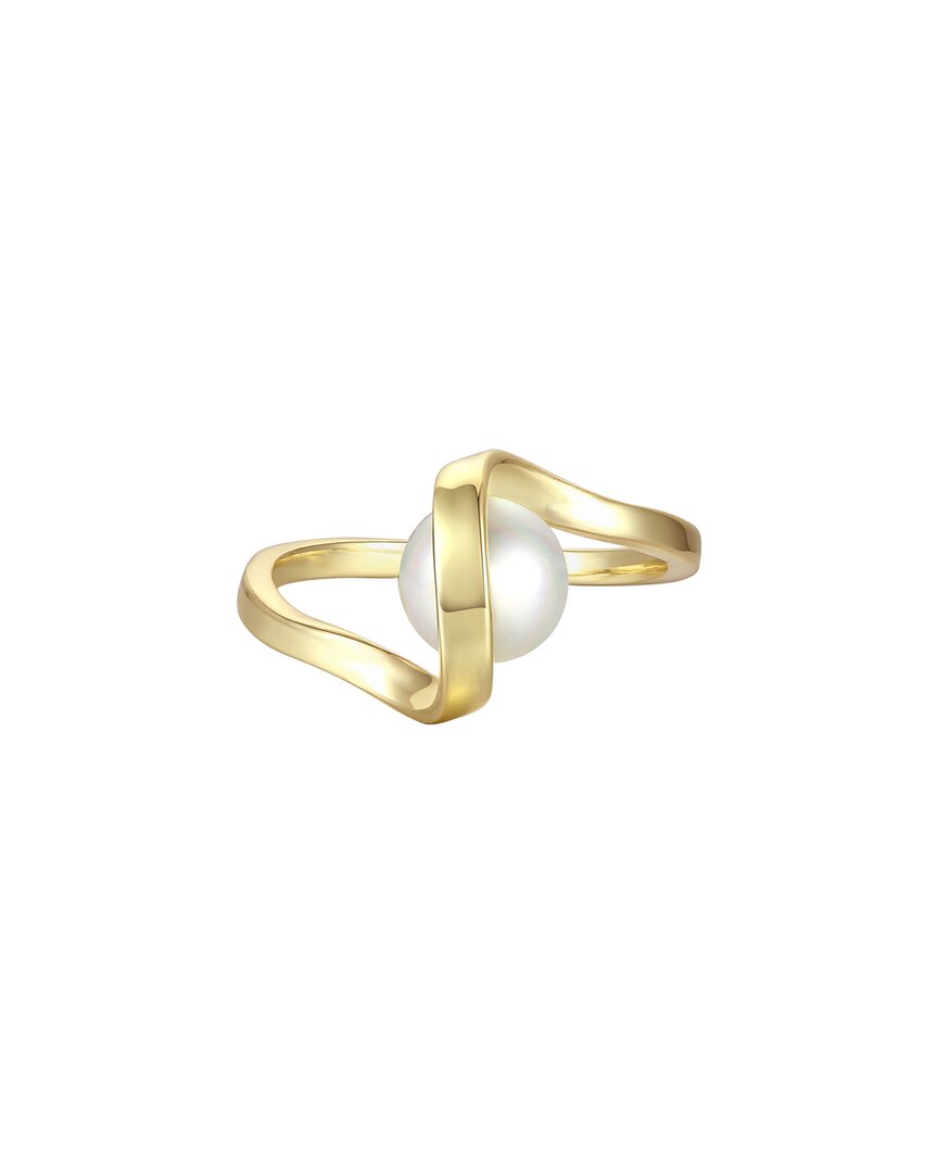 Genevive Silver 7mm Pearl Ring