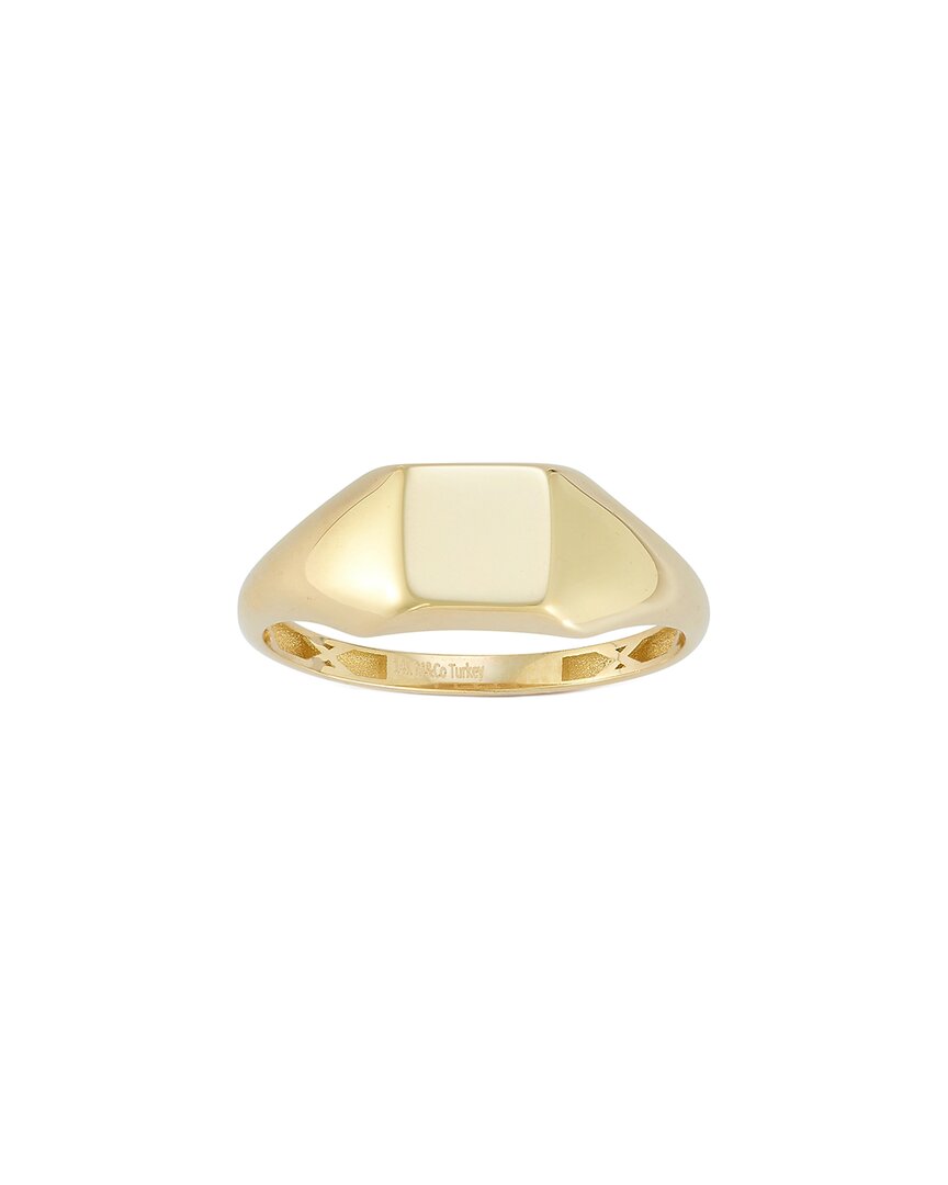 Ember Fine Jewelry 14k Square Signet Ring In Gold