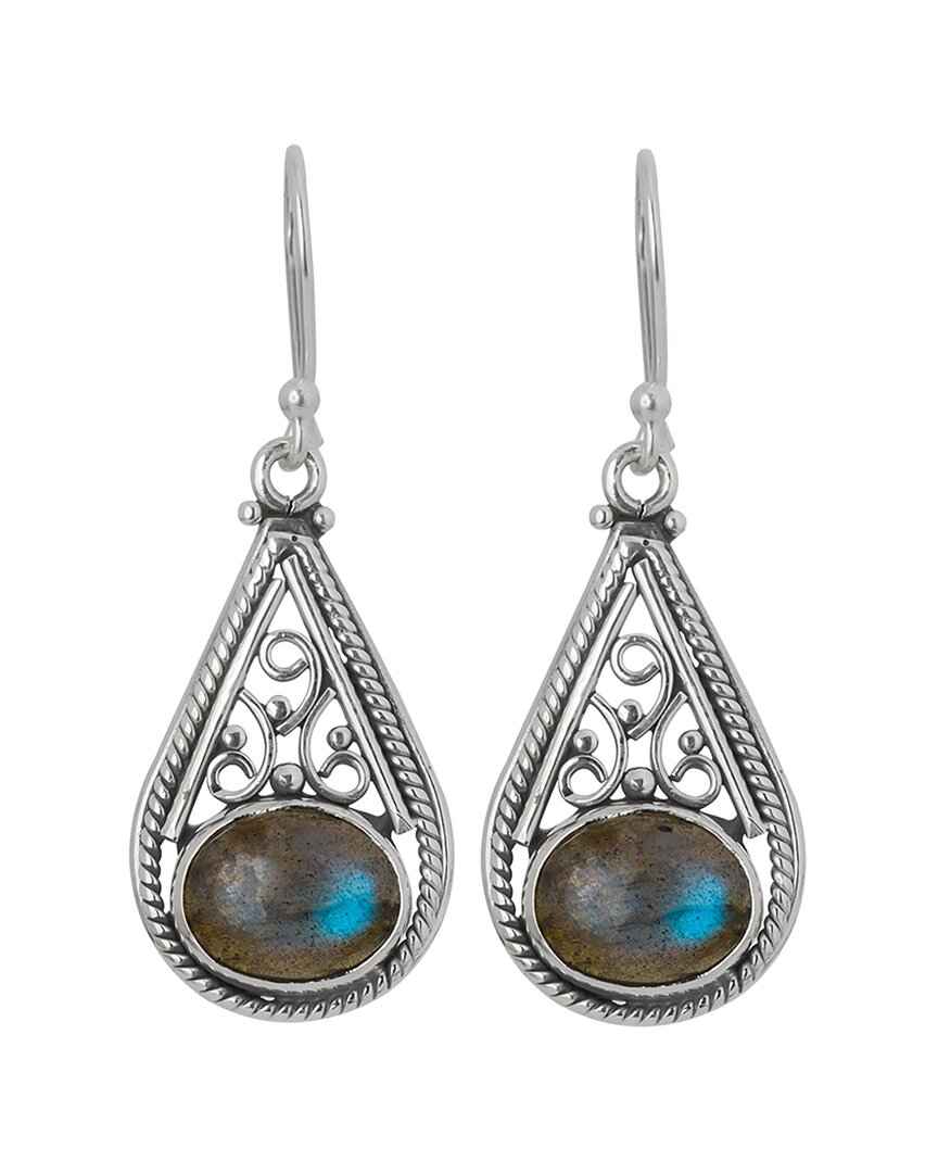 Shop Tiramisu Silver Labradorite Earrings