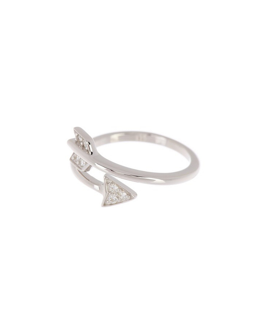 Adornia Silver Crystal Ring