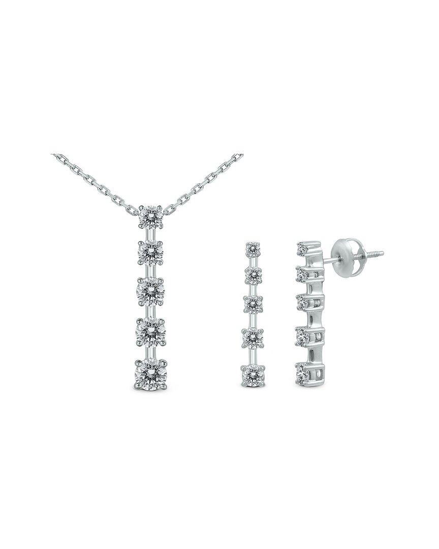 Monary 14k 0.96 Ct. Tw. Diamond Jewelry Set