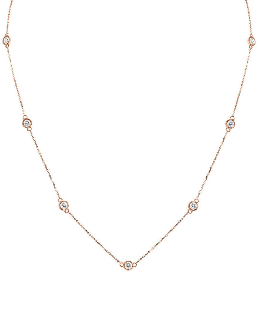Monary 14k Rose Gold 1.99 Ct. Tw. Diamond Necklace