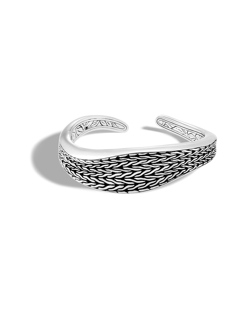 John Hardy Classic Chain Wave Kick 6.5 Cuff Bracelet