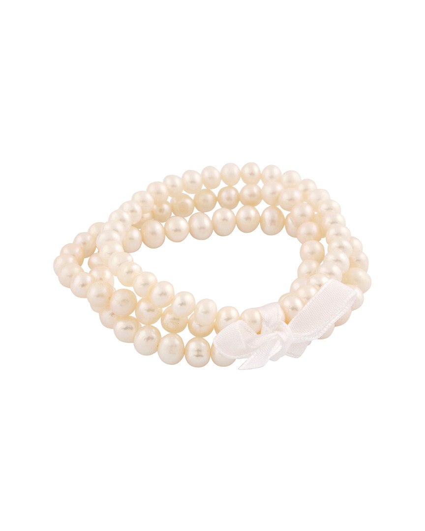 Splendid Pearls 6-7mm Freshwater Pearl Set Of 3 Bracelets