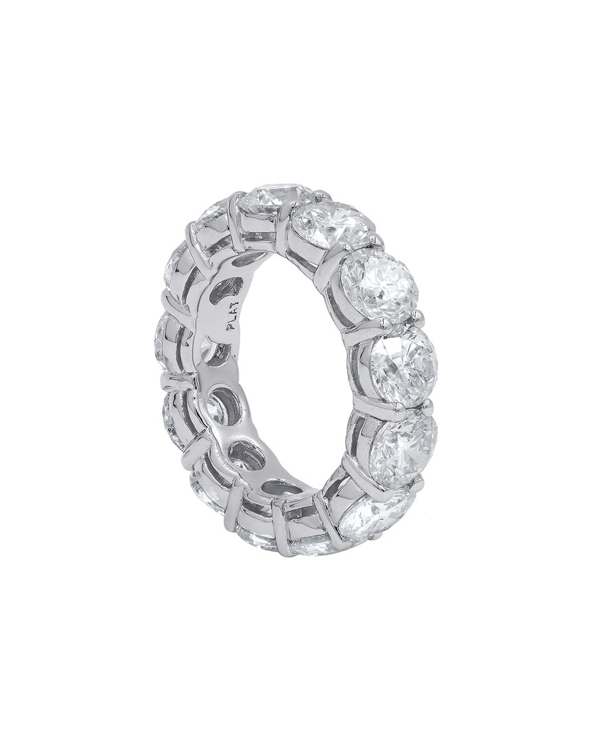 Diana M. Fine Jewelry White Gold 9.30 Ct. Tw. Diamond Eternity Ring