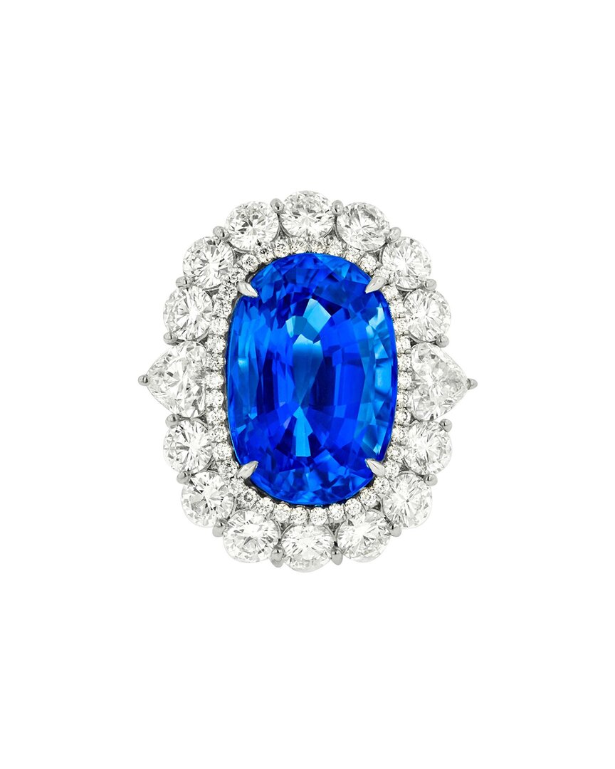 Diana M. Fine Jewelry White Gold 6.05 Ct. Tw. Diamond Half-set Ring