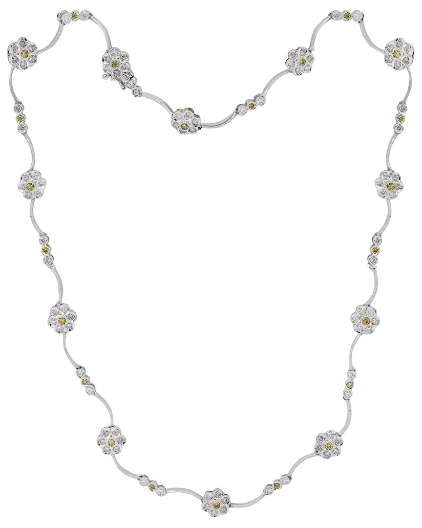 Diana M. Fine Jewelry 18k 3.50 Ct. Tw. Diamond Necklace