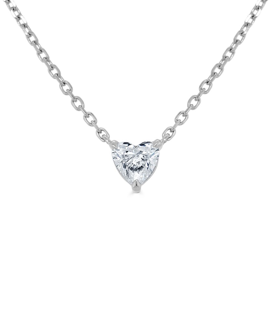 Sabrina Designs 14k 0.31 Ct. Tw. Diamond Heart Solitaire Pendant