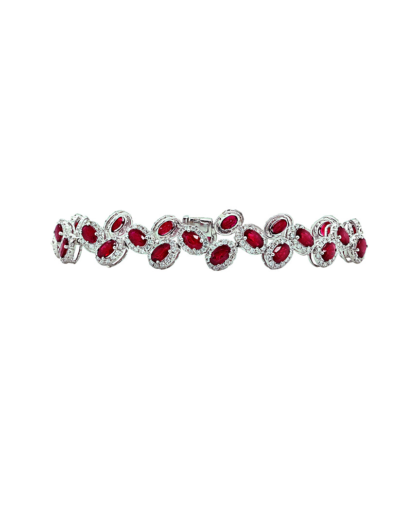Diana M. Fine Jewelry 18K 8.38 ct. tw. Diamond & Ruby Bracelet