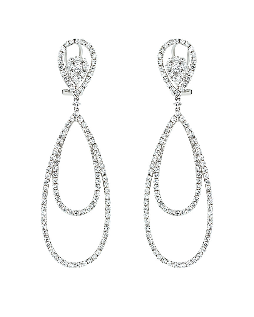 Diana M. Fine Jewelry 18K 7.11 ct. tw. Diamond Earrings