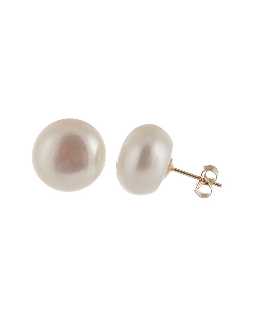 Splendid Pearls 14k 11-11.5mm Freshwater Pearl Earrings