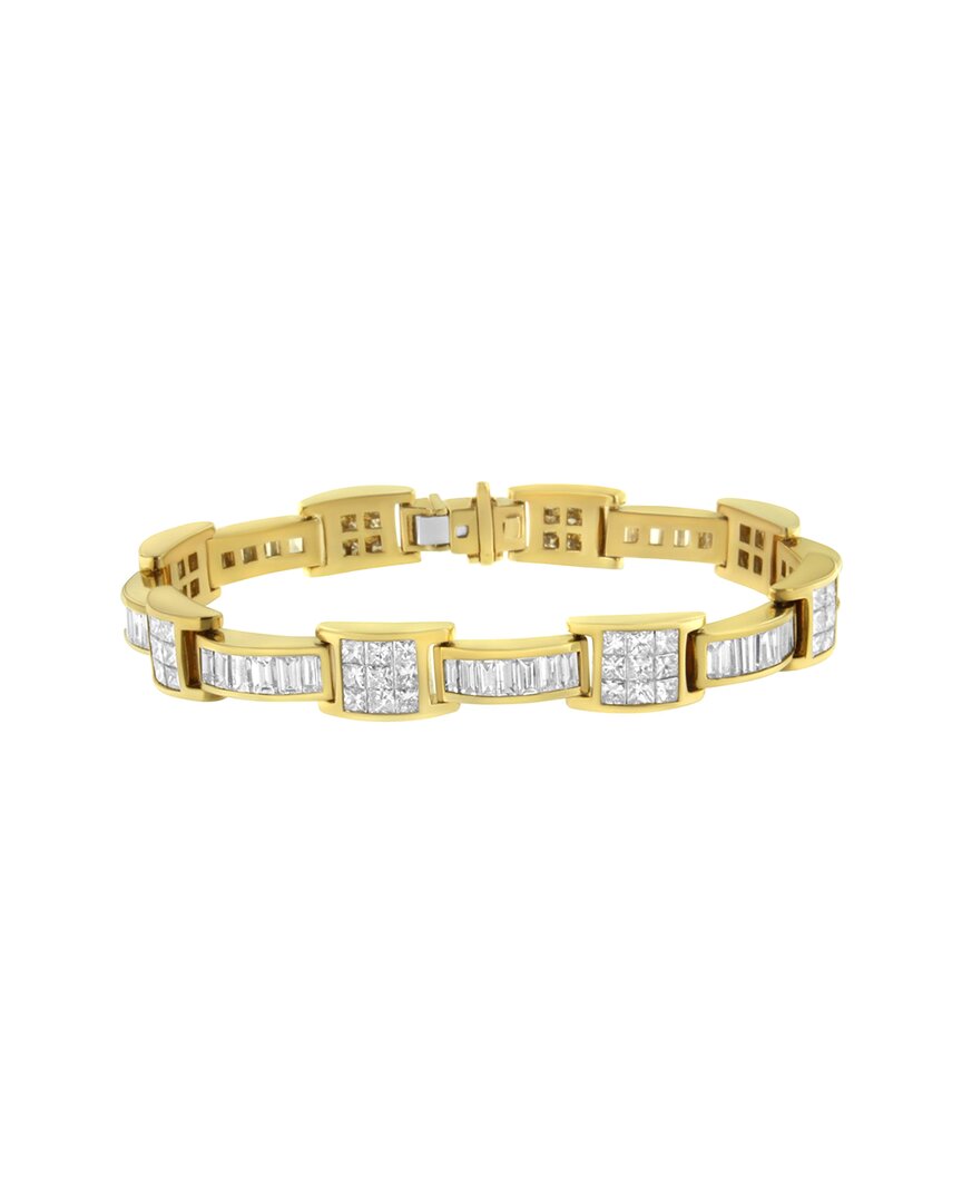 Haus of Brilliance 14K 10.69 ct. tw. Diamond Link Bracelet