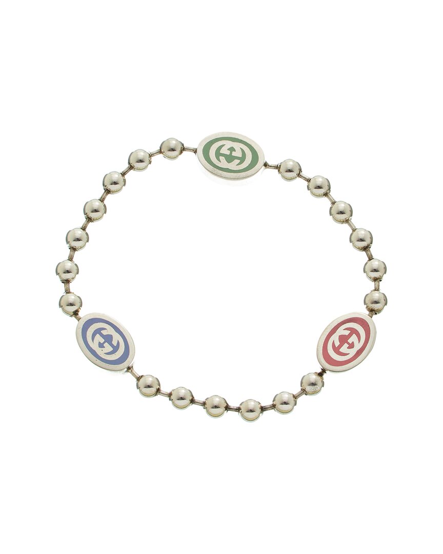 Gucci Silver Bracelet In Gold