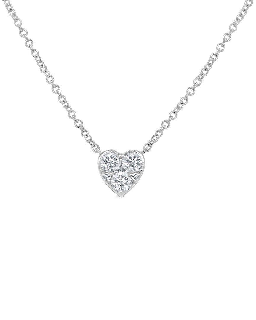 Sabrina Designs 14k 0.35 Ct. Tw. Diamond Heart Pendant
