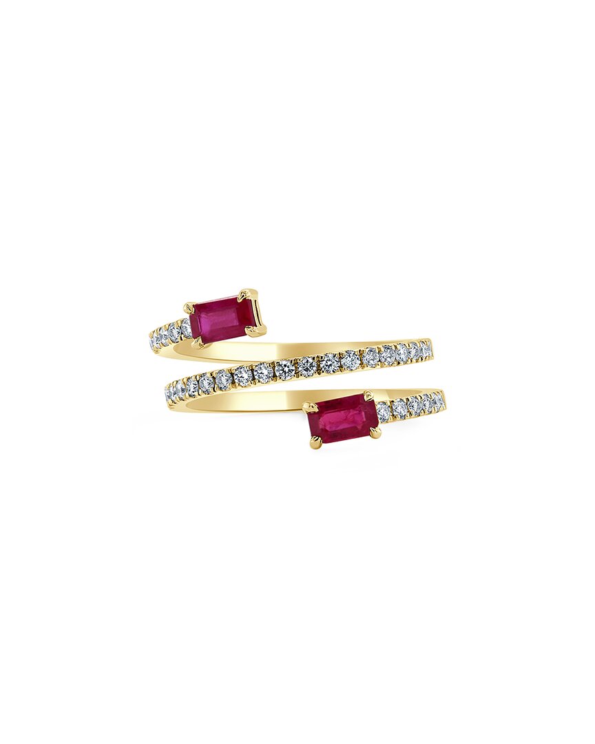 Sabrina Designs 14k 1.02 Ct. Tw. Diamond & Ruby Ring