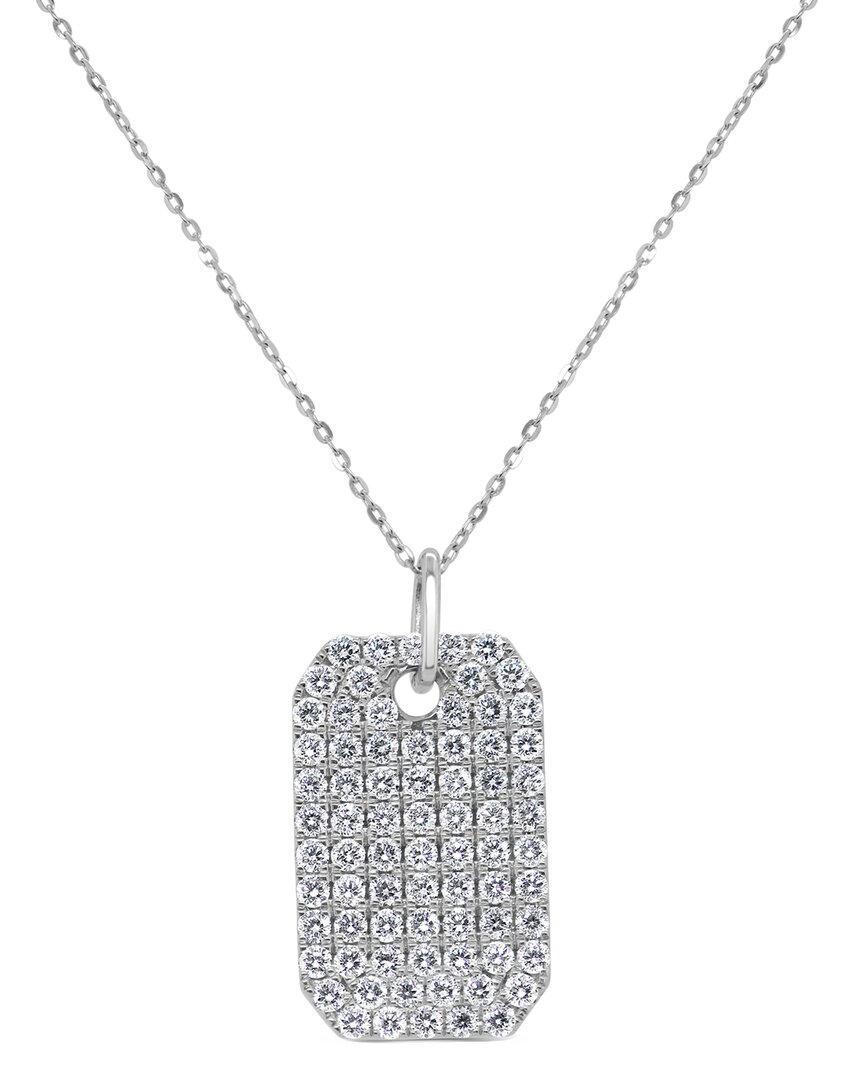 Sabrina Designs 14k 1.52 Ct. Tw. Diamond Dog Tag Pendant
