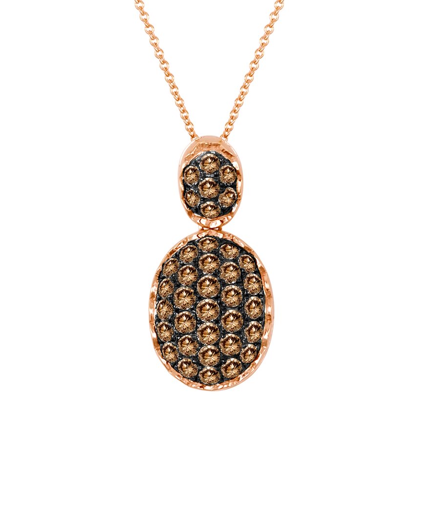 Le Vian ® Chocolate Pave 14k Rose Gold 1.89 Ct. Tw. Diamond Pendant In Gold