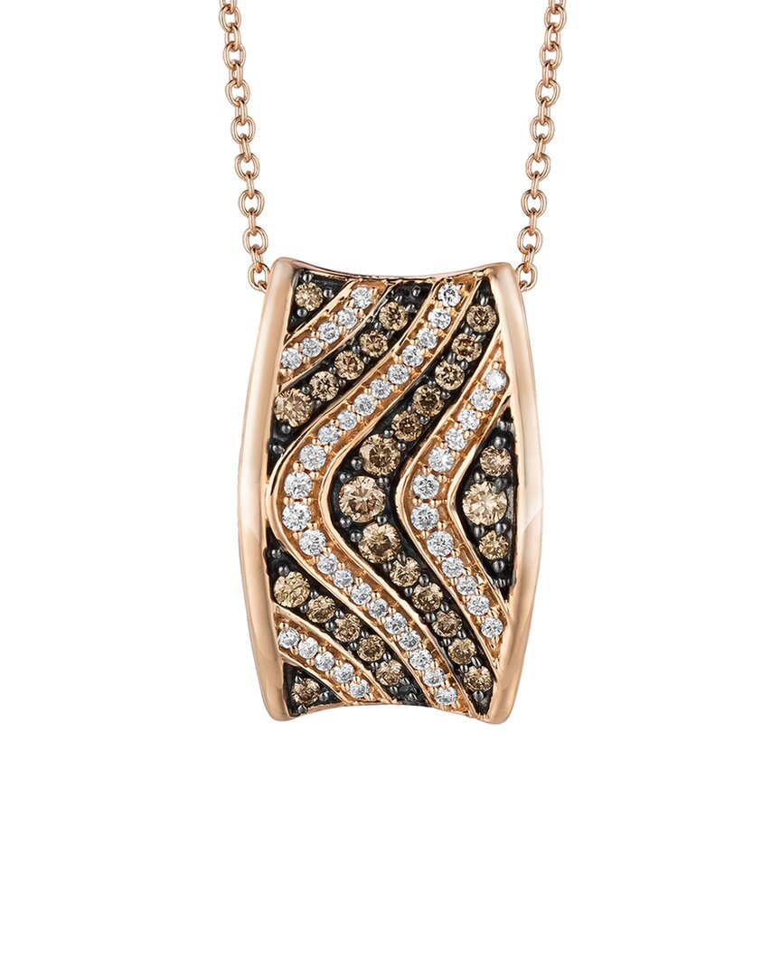 Le Vian ® Chocolate Pave 14k Rose Gold 0.57 Ct. Tw. Diamond Pendant In Gold