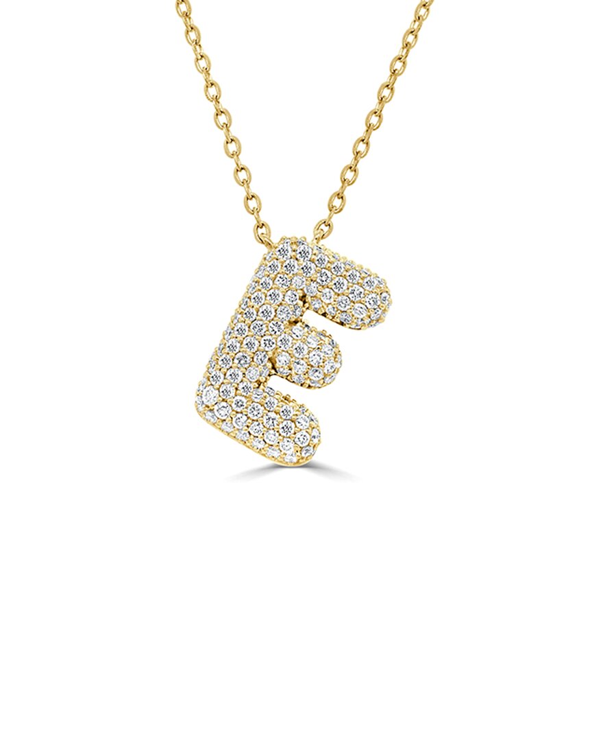 Sabrina Designs 14k 0.45 Ct. Tw. Diamond Initial Necklace In Gold