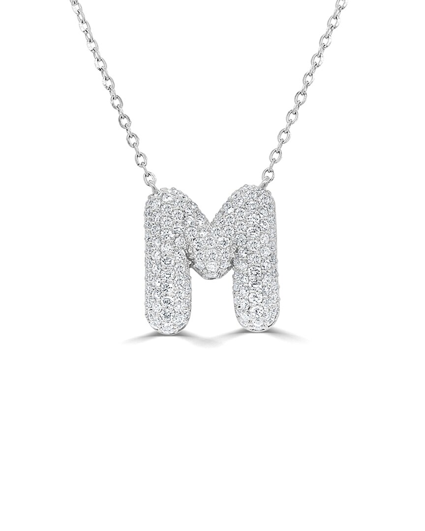 Sabrina Designs 14k 0.50 Ct. Tw. Diamond Initial Necklace In Metallic