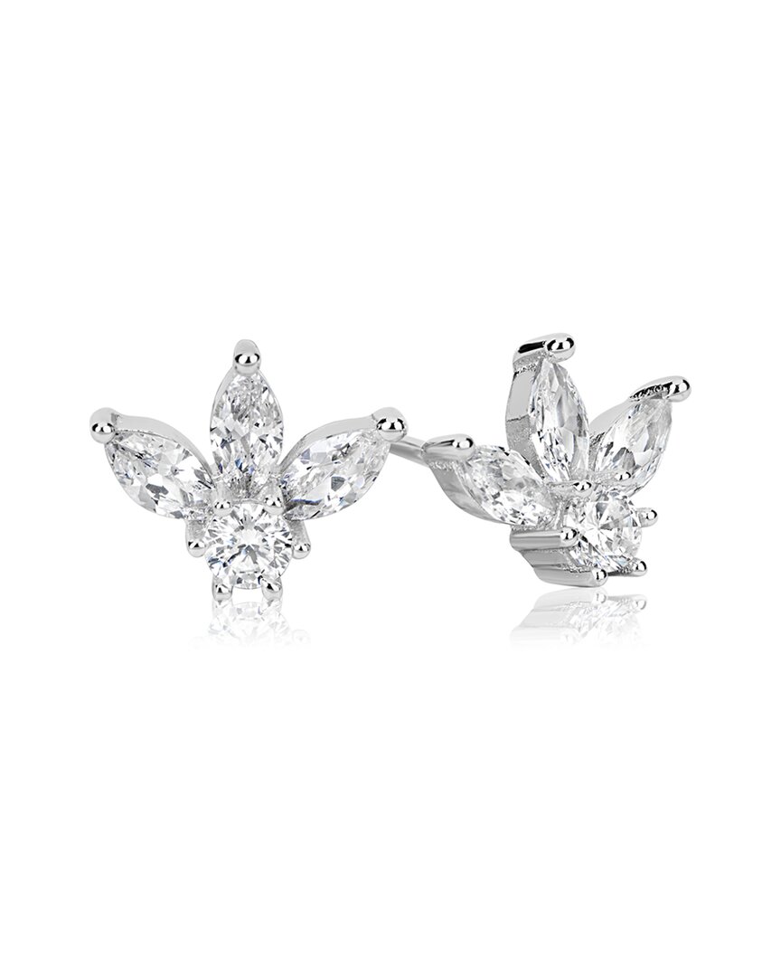 Suzy Levian Cz Jewelry Suzy Levian Silver Cz Cluster Earrings