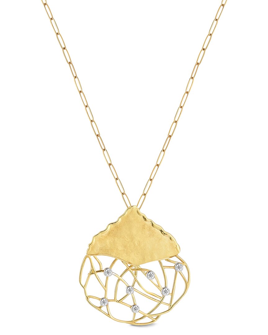 I. Reiss 14k 0.14 Ct. Tw. Diamond Necklace In Gold