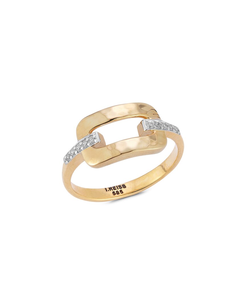 I. Reiss 14k 0.05 Ct. Tw. Diamond Ring In Gold