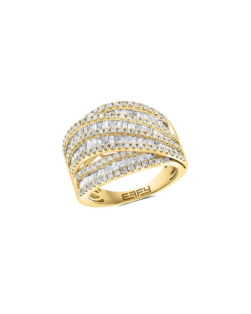 Effy Fine Jewelry 14k 1.96 Ct. Tw. Lab-grown Diamond Ring In Gold